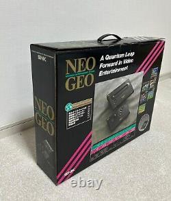 Console NEO GEO AES + MAX330 avec boîte SNK Test confirmé en bon état depuis JP