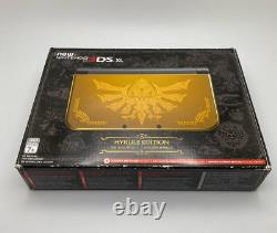 Console New Nintendo 3DS XL Zelda Hyrule Edition Complète dans la Boîte CIB en Bon État