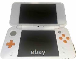 Console Nintendo 2DS XL Blanc/Orange en très bon état