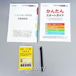 Console Nintendo 3DS LL Noire en bon état, utilisée au Japon avec Wifi