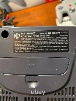 Console Nintendo 64 Complete En Boîte Bon État Avec Les Manuels N64 Testés