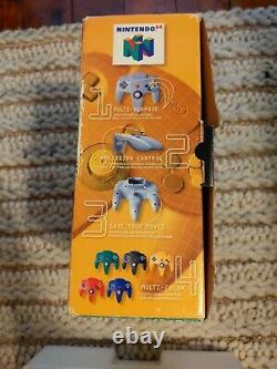 Console Nintendo 64 Complète En Box Cib Bon État Avec Manuel N64 Testé