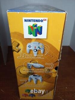 Console Nintendo 64 N64 complète en boîte CIB testée en bon état avec mousse