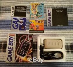 Console Nintendo Game Boy + Battery Pack Cib Bonne Condition