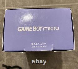 Console Nintendo Game Boy Micro Bleue d'occasion en bon état provenant du Japon