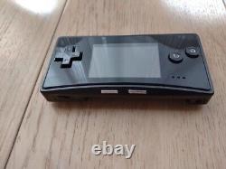 Console Nintendo Gameboy Micro de couleur noire, testée en bon état JP D'OCCASION