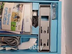 Console Nintendo Wii Rvl-001 Avec Wii Sports Complete En Boîte Cib Bon État