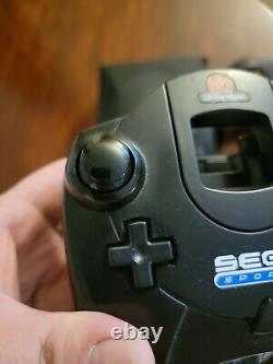 Console Noire Sega Sports Dreamcast (très Bon État)