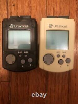 Console Sega Dreamcast, Contrôleur, 2 Cartes Mémoire, Câbles, Bon État Testé