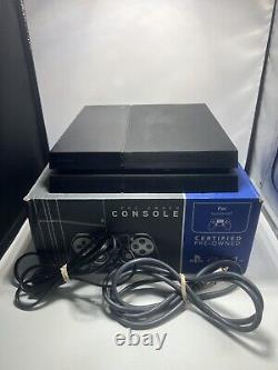 Console Sony PlayStation 4 PS4 500 Go Jet Black, avec POWER + HDMI-C - Bon état