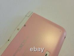 Console Système Nintendo 3ds XL Pink & White Bon État Avec Chargeur Stylus