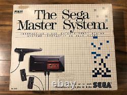 Console Système Sega Master Avec Contrôleurs. Complète En Boîte. Très Bon État