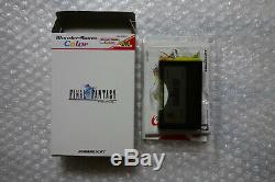 Console Wonderswan Final Fantasy Limitée Bandai Bonne Condition Import Japon