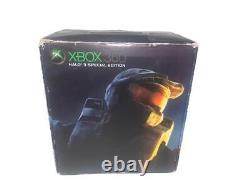 Console Xbox 360 verte Édition spéciale Halo 3 avec boîte RARE en bon état
