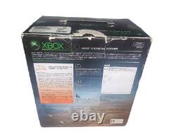 Console Xbox 360 verte Édition spéciale Halo 3 avec boîte RARE en bon état