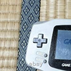 Console de jeu Nintendo Game Boy Advance blanche d'occasion, en provenance du Japon, en très bon état