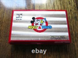 Donald & Mickey (dm-53) Nintendo Jeu Et Montre En Bon État