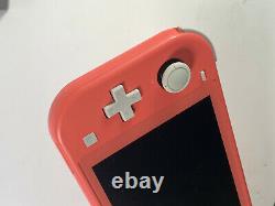 Interrupteur Nintendo Console Lite Coral Pink Système Portatif Bon État Grade B