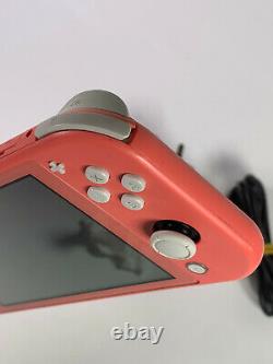 Interrupteur Nintendo Console Lite Coral Pink Système Portatif Bon État Grade B