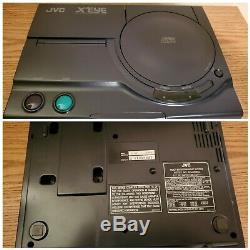 Jvc X'eye Tout En Un Sega Genesis + Sega CD Console (bon État, Works)