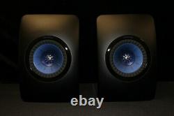 Kef Ls50 Wireless Active Music System Black/blue Bonne Condition Open Box