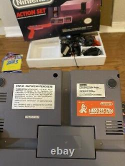 Kit D'action Nintendo Nes Original Console Système Bon État Cib En Boîte