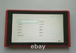 Mario Red Limited Edition Nintendo Seulement Interrupteur Tablet Bon État 7.5/10