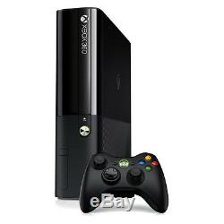 Microsoft Xbox 360 E 500 Go Noir Console Bon État Complet