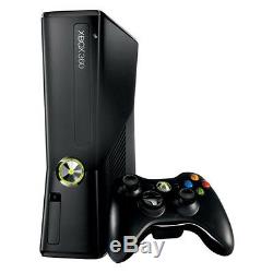 Microsoft Xbox 360 S Lancement Édition 4 Go Noir Console Très Bon État