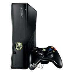 Microsoft Xbox 360 Slim 120 Go Console De Jeu Noir Très Bon État