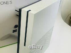 Microsoft Xbox One S 1tb Console Blanche Bon Etat Fonctionne Parfaitement