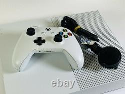 Microsoft Xbox One S 500 Go Console Blanche Bonne Condition Fonctionne Parfaitement