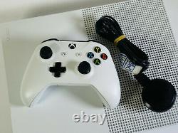 Microsoft Xbox One S 500 Go Console White Bonne Condition Travaux Parfectement