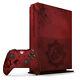 Microsoft Xbox One S Gears Of War 4 Console Rouge Crimson 2tb - Très Bon État