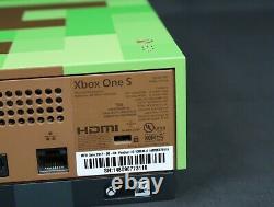 Microsoft Xbox One S Minecraft Limited Edition Bundle 1 To, Très Bon État