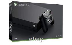 Microsoft Xbox One X 1 To Console Noire Bon État