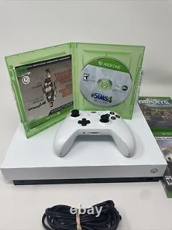 Microsoft Xbox One X 1tb White Game Console & Controller Bon État
