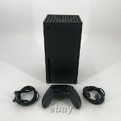 Microsoft Xbox Series X Black 1tb Très Bon État Avec Contrôleur/câbles + Boîte