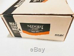 Neo Geo Aes Snk Stick Contrôleur Boxed Neo-aec Très Bon État