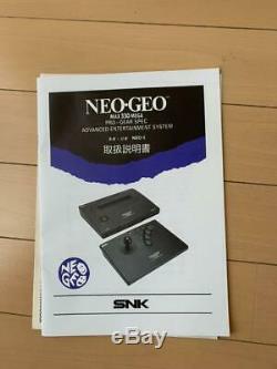 Neo Geo Aes Système Console Japon Bon Etat Complet Grande Boite
