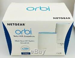Netgear Rbk20w-100nas Orbi Ac2200 Tri-bande Wi-fi Système In Box Bonne Forme