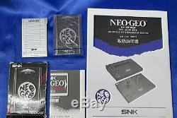 Ng Neo Geo Aes Console (adaptateur Secteur, Câble Av) Contrôleur En Boîte En Bon État