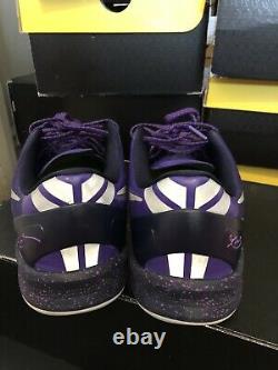 Nike Kobe 8 VIII Système Purple Gradient Playoff Platinum Taille 9 Bon État