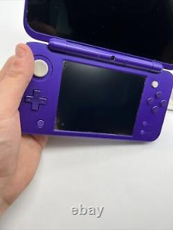 Nintendo 2ds XL Purple Bon État Avec Jeu, Chargeur, Stylus Incl! Lire
