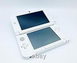 Nintendo 3ds LL XL Console Uniquement Pearl White Utilisé Japonais Seulement Bon État