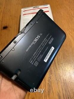 Nintendo 3ds LL XL System Black Console Japonaise. Très Bon État. Testés