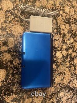 Nintendo 3ds XL Bleu/noir Bon État Chargeur Mémoire 4gb