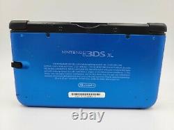 Nintendo 3ds XL Console Bleue/noire Avec Mario Kart 7 Installé En Bon État