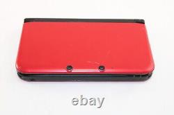 Nintendo 3ds XL Console Main Rouge/noire Avec Chargeur, En Bon État