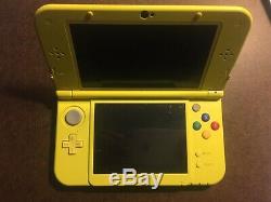 Nintendo 3ds XL Pikachu Édition Jaune Bon État Chargeur Inclus